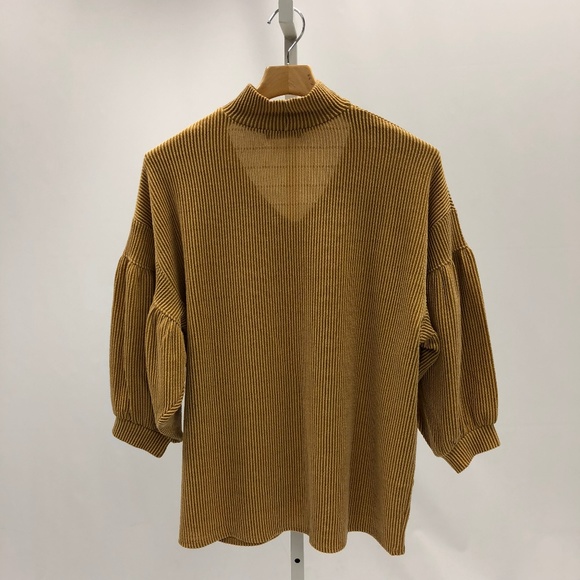 CYBER SALE! LAST S// NAYA Mustard Choker Top - Picture 8 of 8